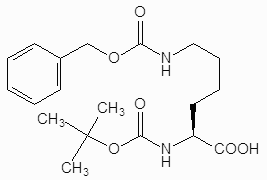 boc-lys (z) -oh [cas No. 2389-45-9]
